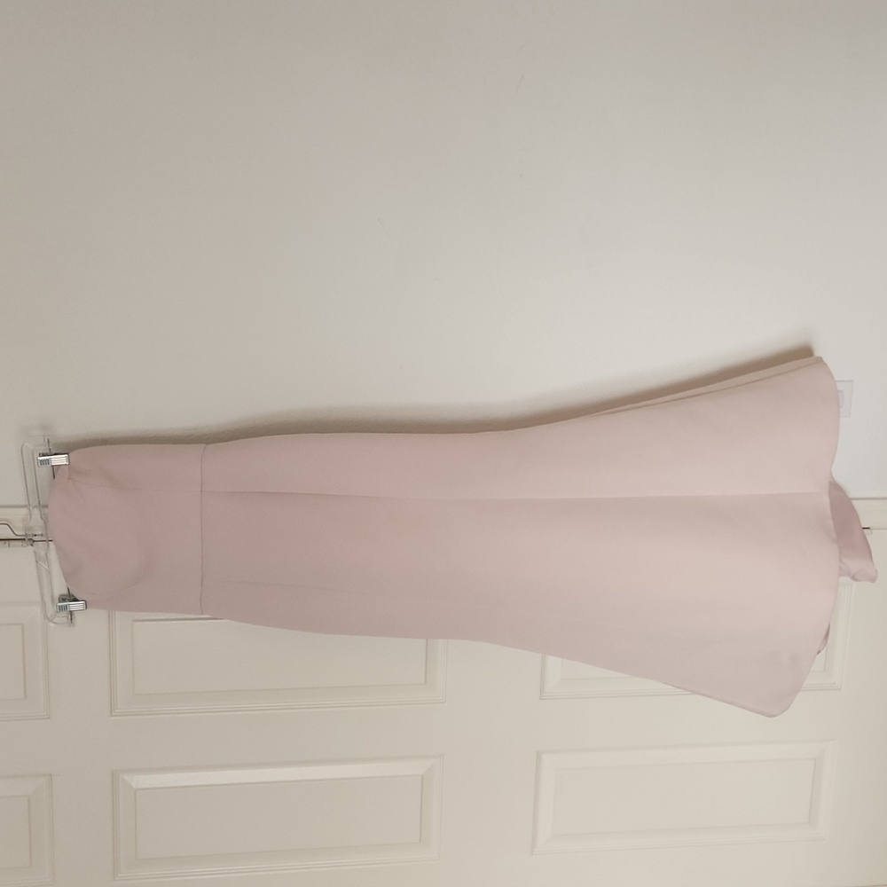 Amsale Agnes Maxi Strapless Dress In Ballet Pink Sz 6 - Picture 2 of 16